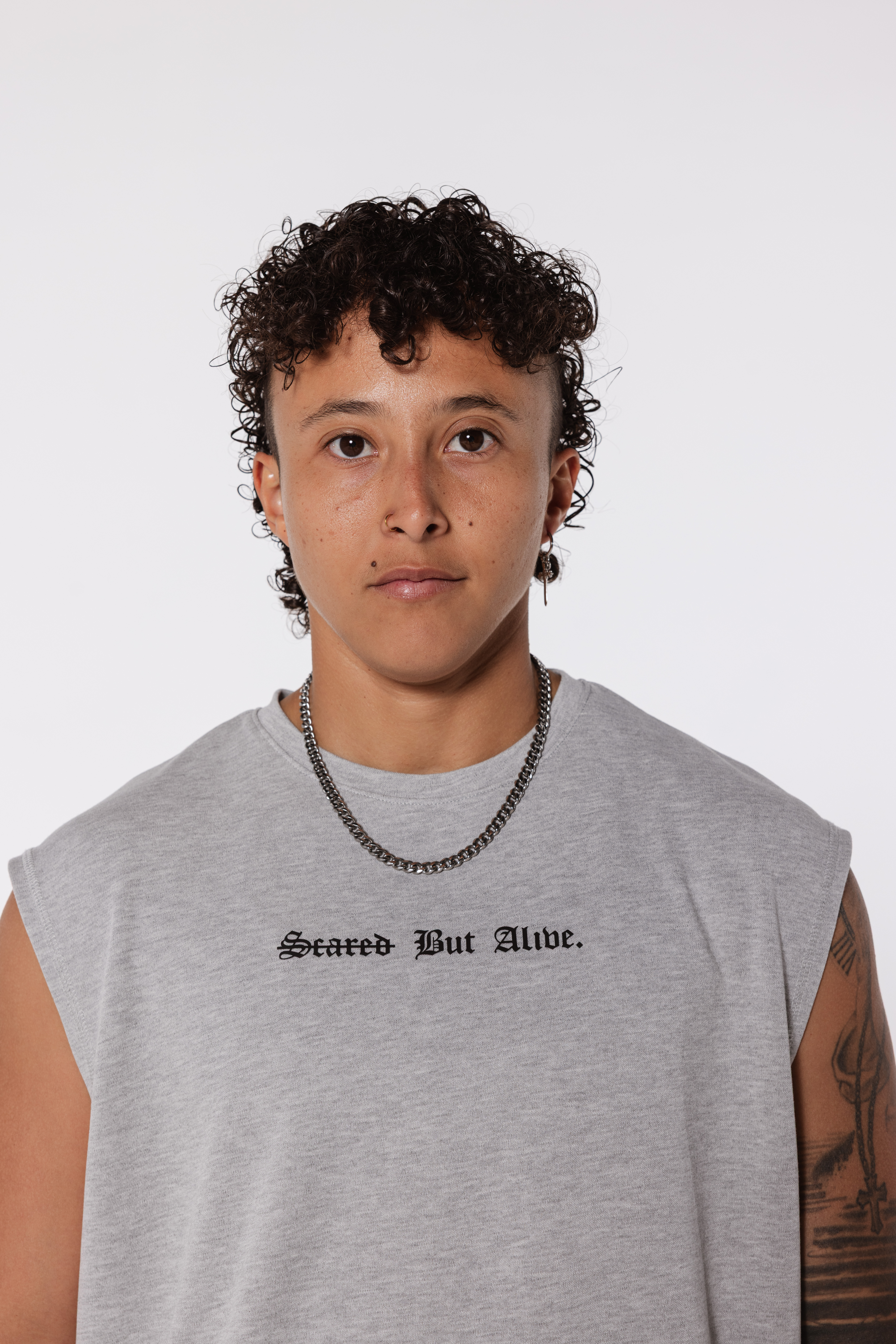 Tank neckline and armhole fit