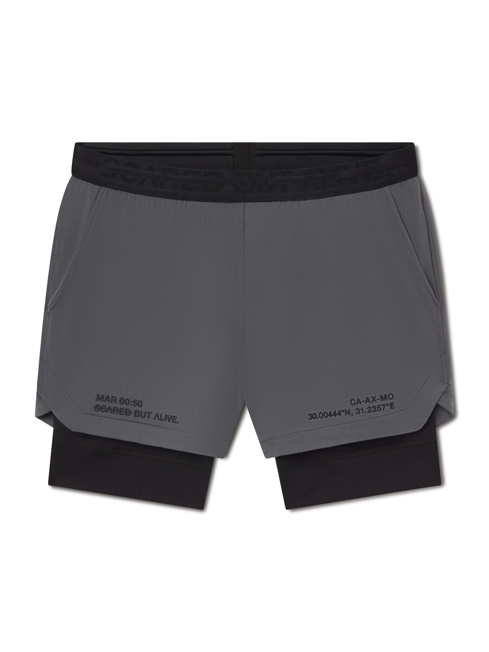 Hawaii Short gray flat lay