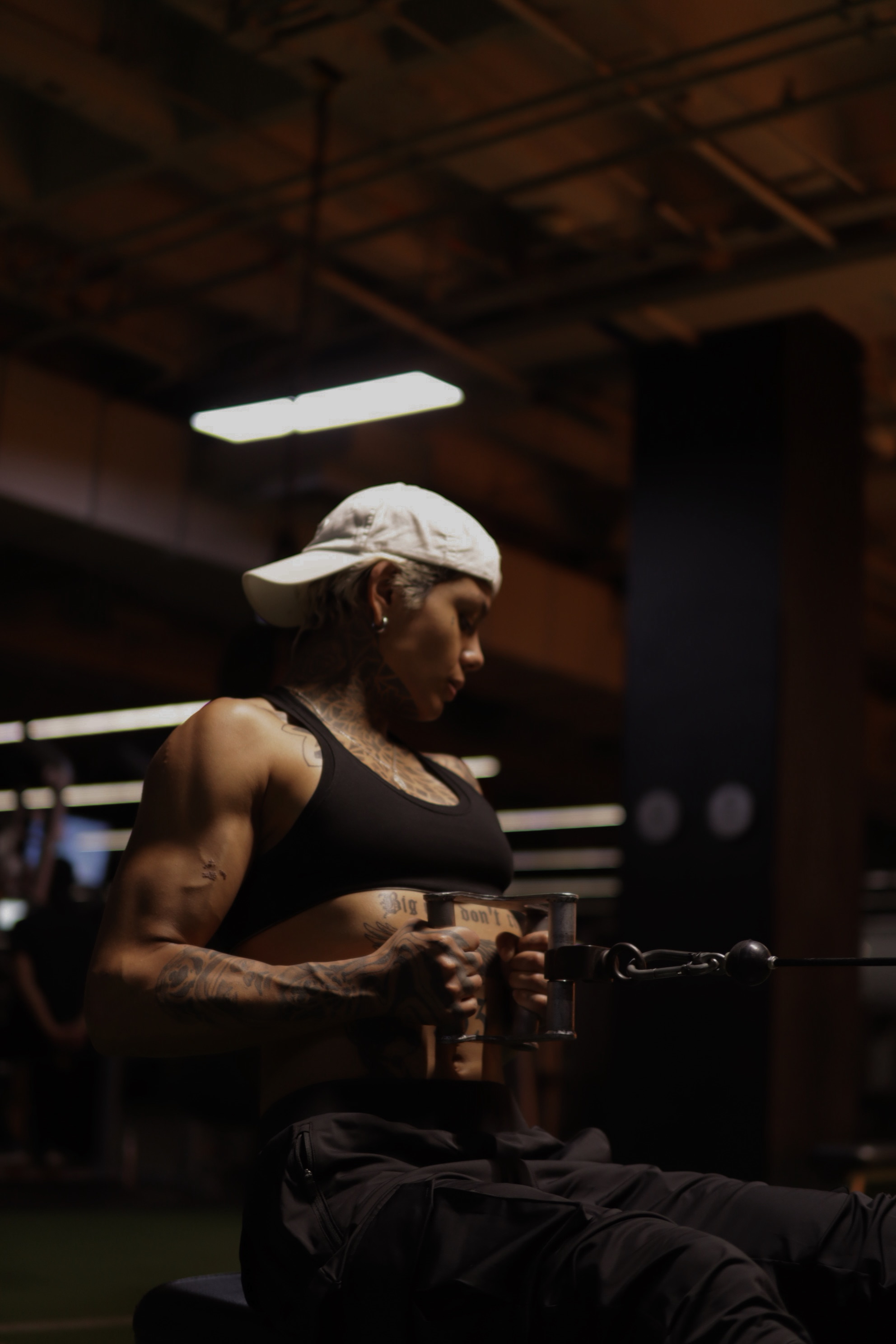 SBA Sydney training in Tokyo Jogger on cable rows