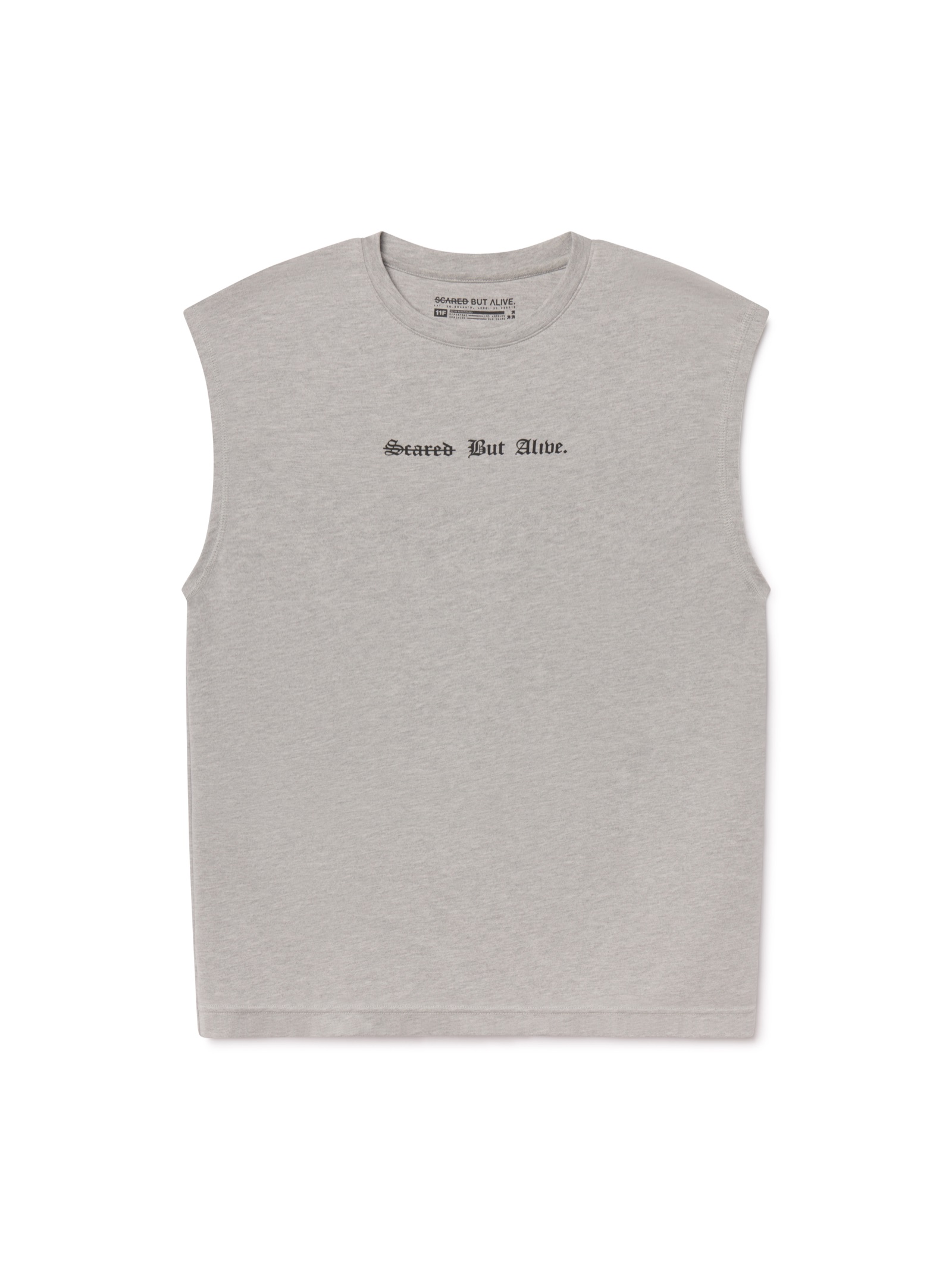 London Tank gray flat lay